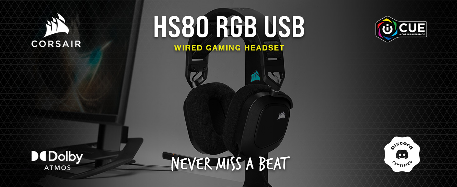 HS80 RGB USB, Carbon