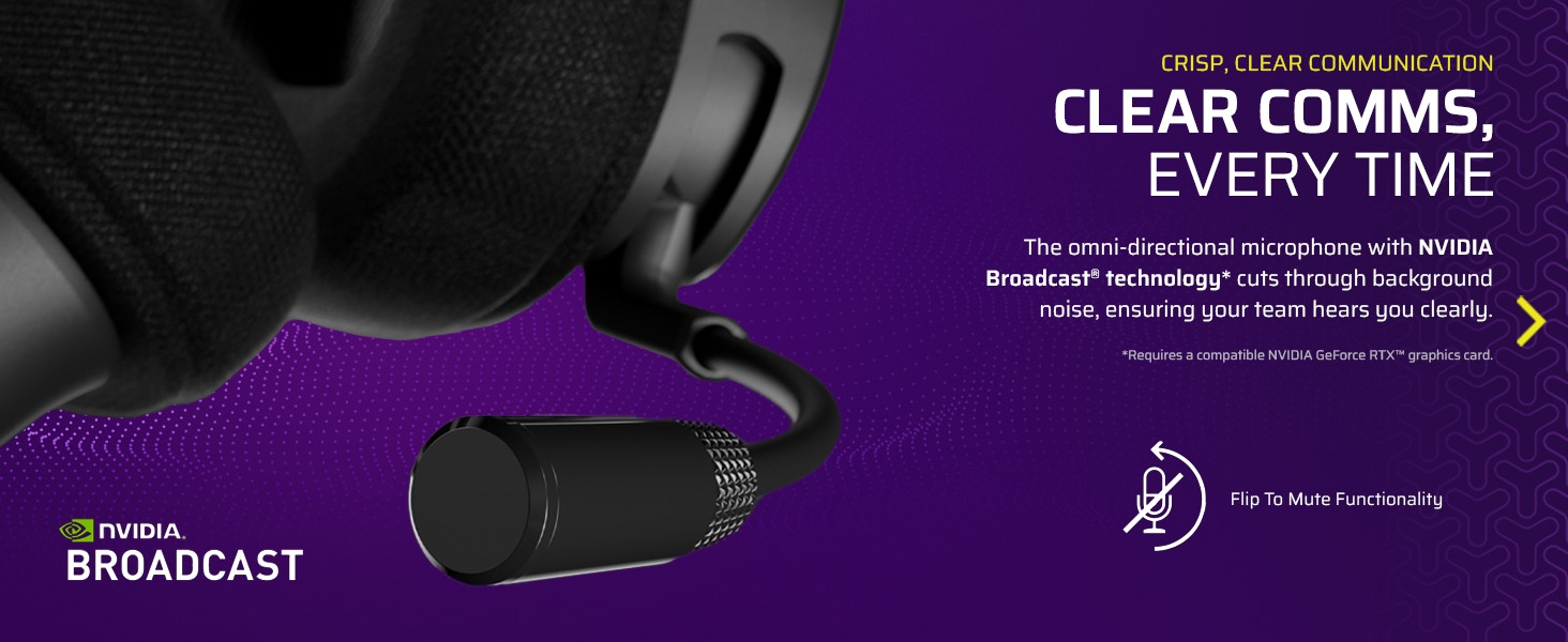 omnidirectional, omni, directional, mic, microphone, nvidia broadcast, high quality, hd, comms