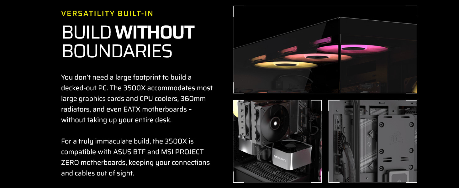 mid-tower pc case, glass pc case, tempered glass pc case, pc build case