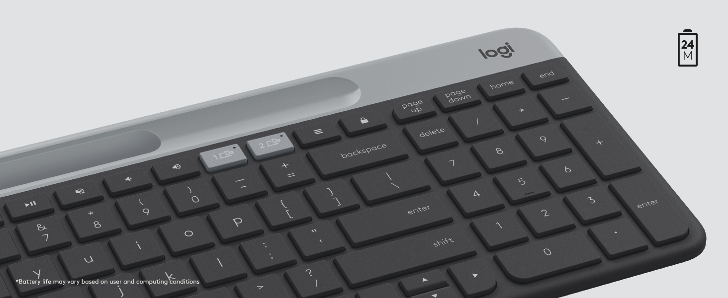 Long, reliable battery life